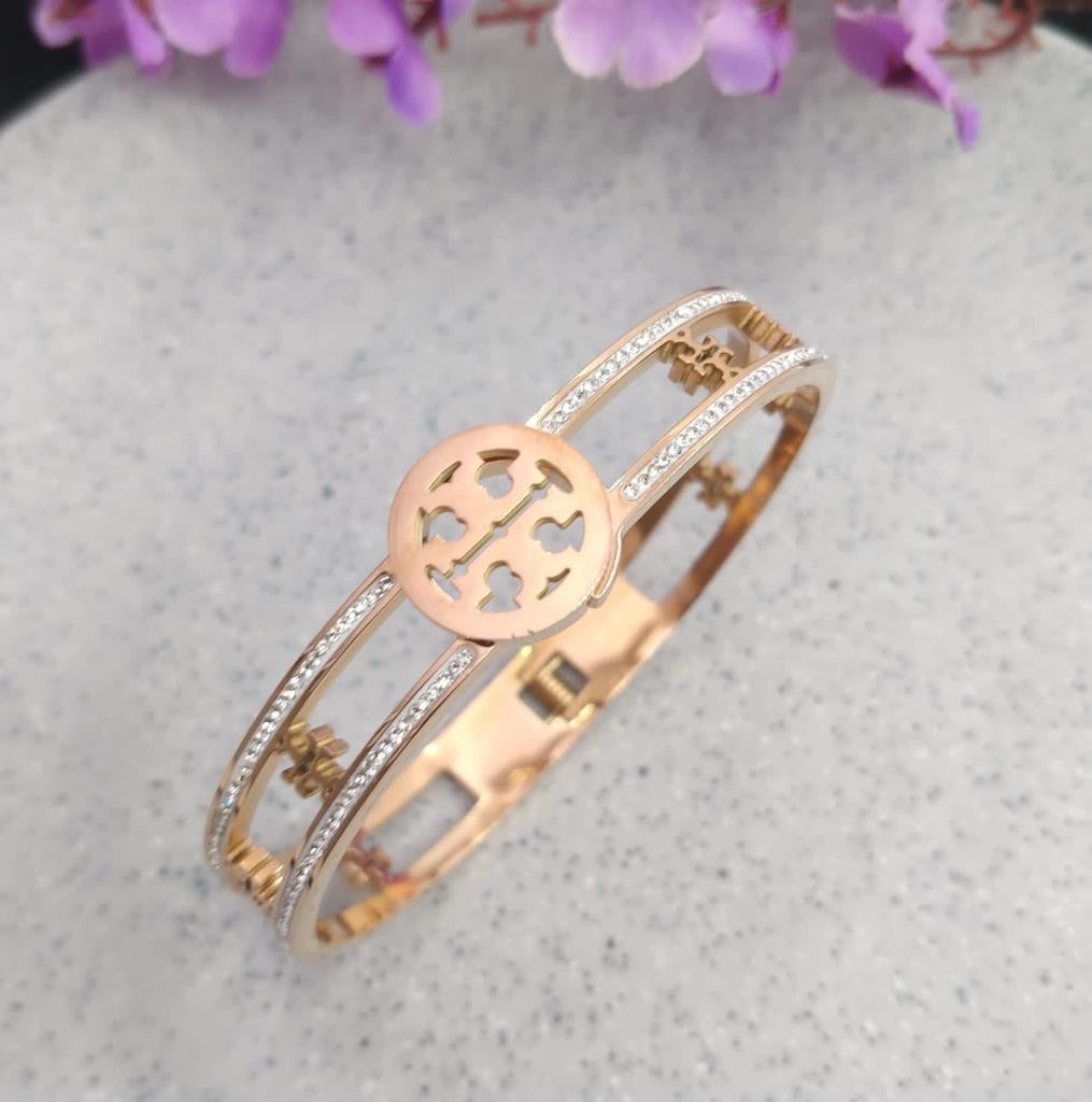 Golden AD logo Bracelet