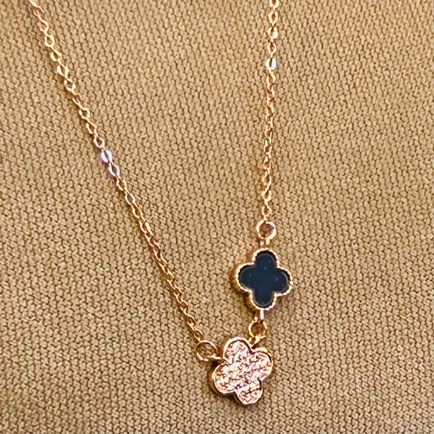 Dual Clover Necklace