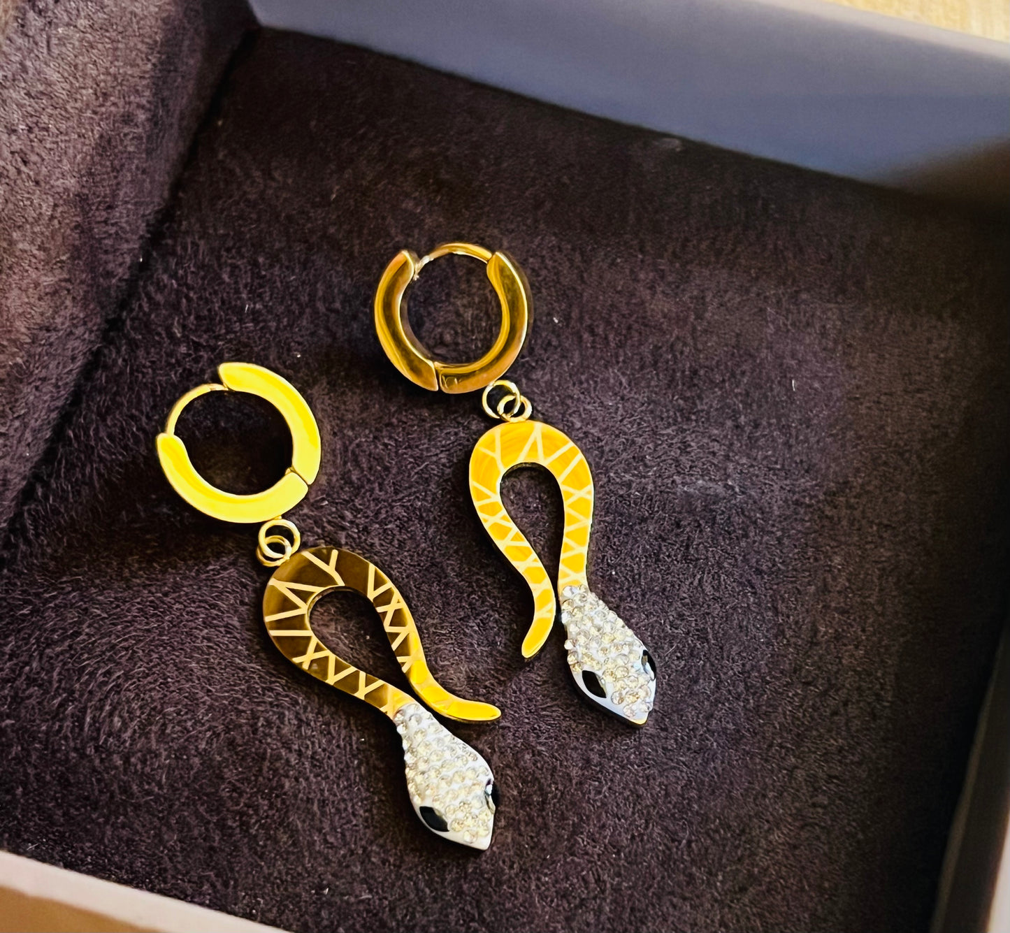 Serpant Hanging Earrings