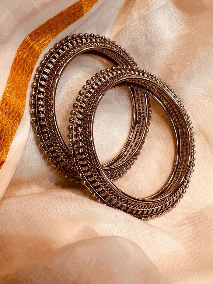 Designer Golden Color Fashion Bangles
