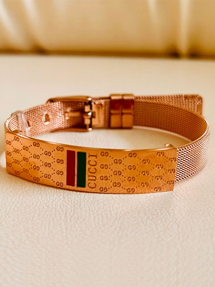 Rose Gold watch Style Bracelet