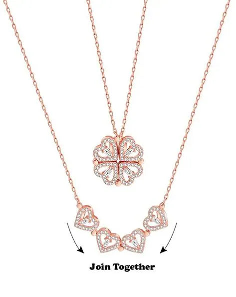Multi wearing Heart Necklace