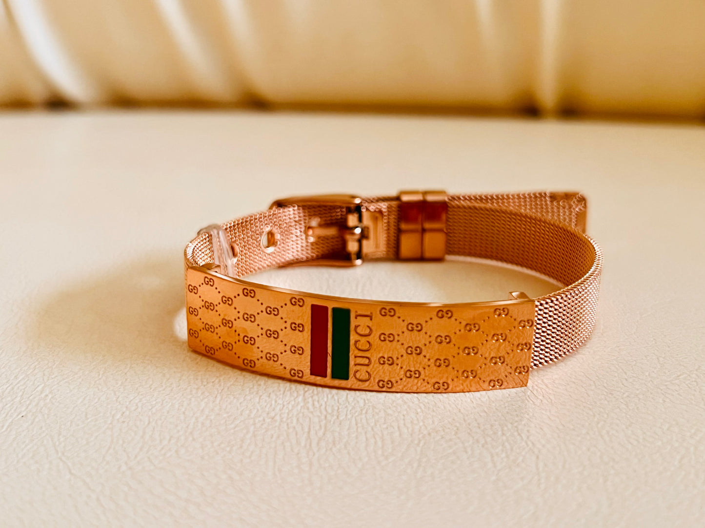 Rose Gold watch Style Bracelet