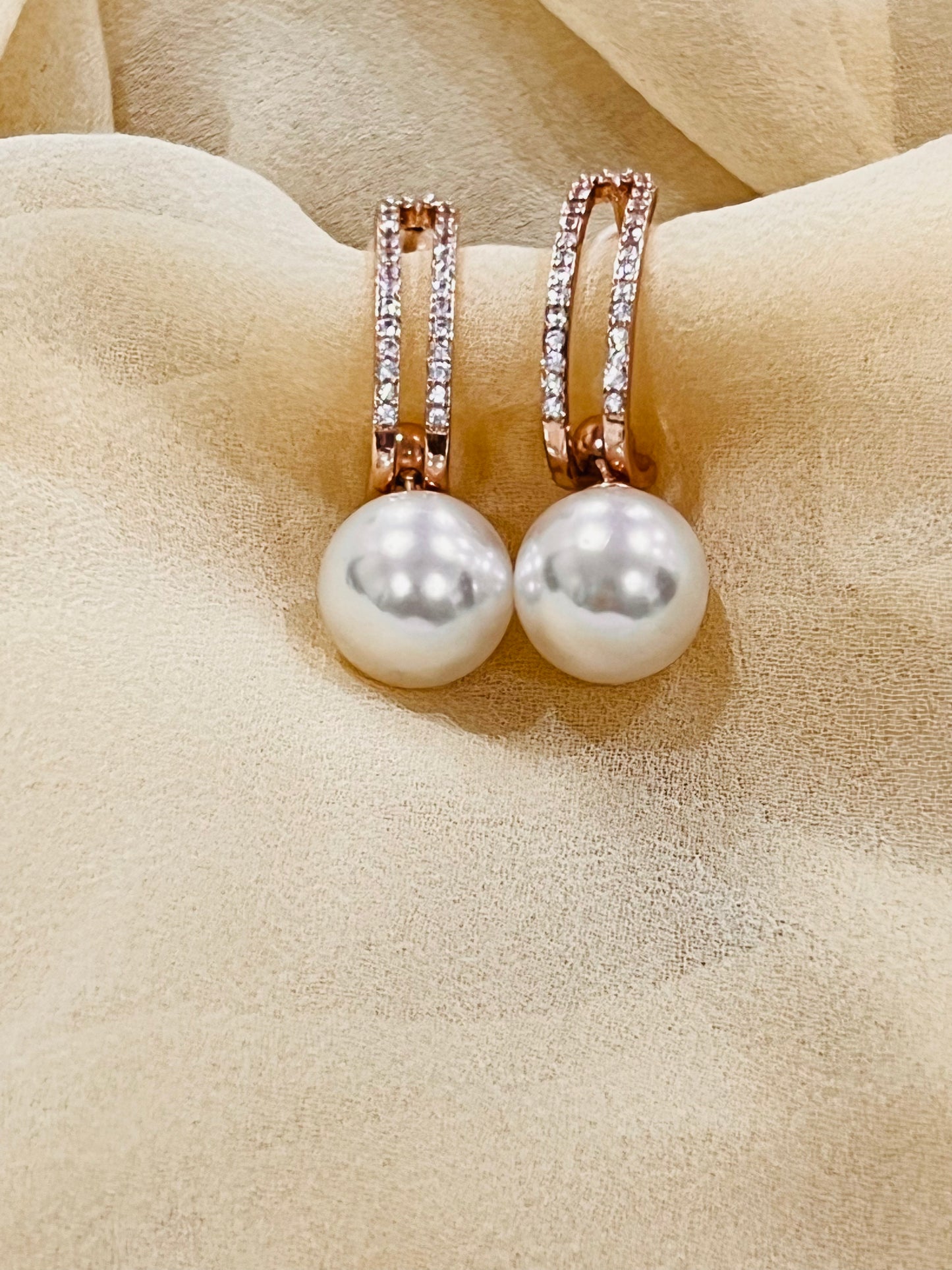 5 in 1 Pearl AD stud Earring