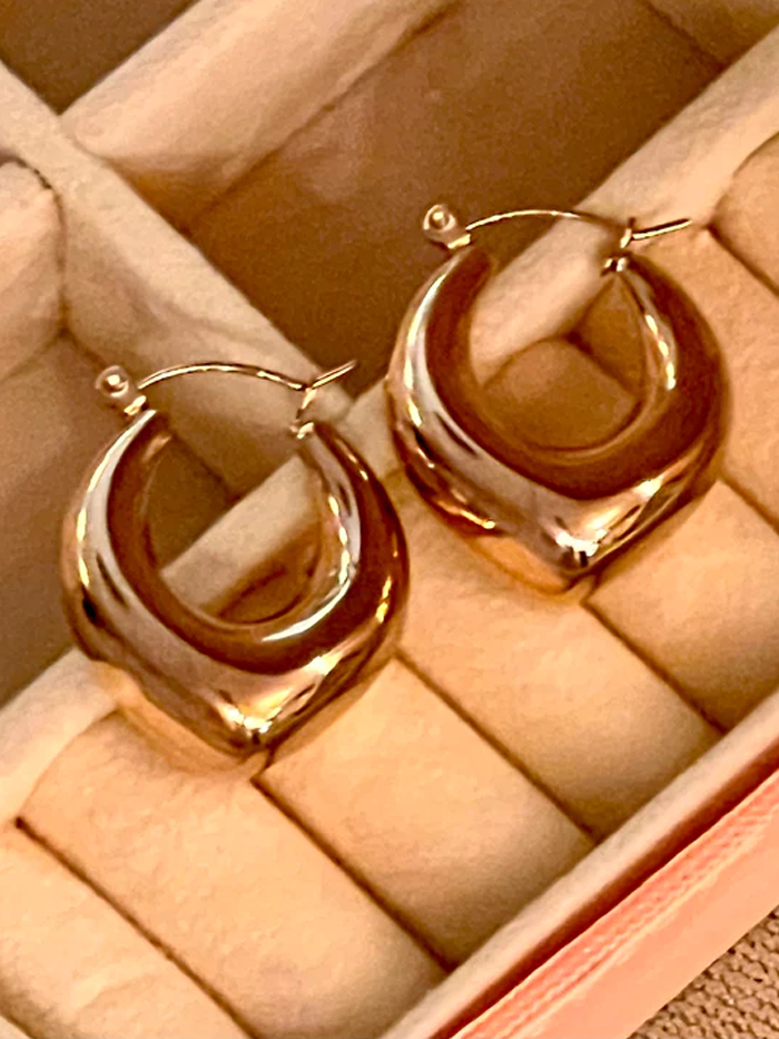 Solid Hoop Earrings