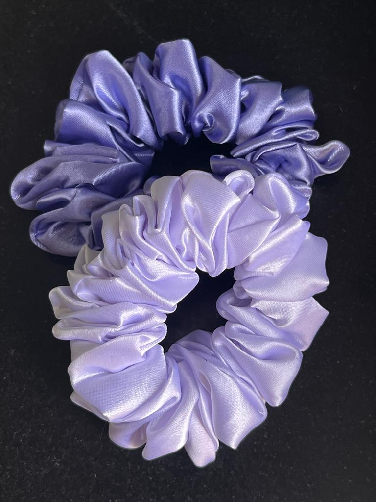 Set of 2 random mix shades floral Scrunchies