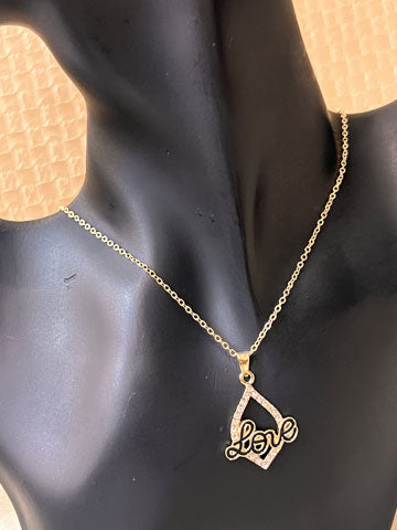 Zircon Gold-plated Alloy Necklace