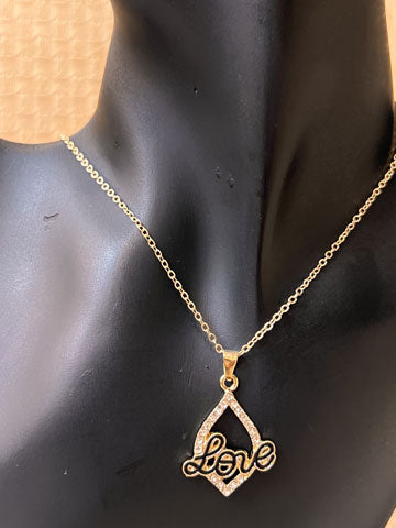Zircon Gold-plated Alloy Necklace