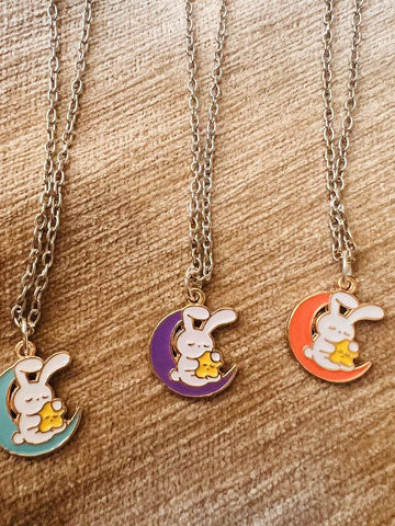 Cute Rabbit moonPendant