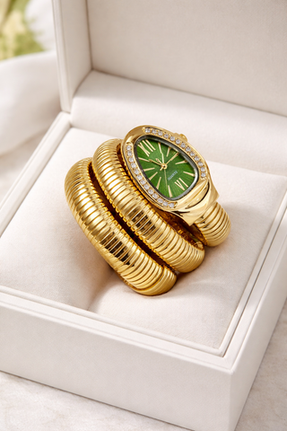 Emerald Green Bracelet Watch