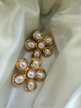 Mother of Pearl Flower Studs