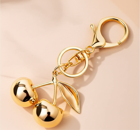 Golden Cherry Charm