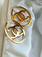 Golden Statement Hoop Earings