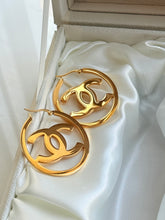 Golden Statement Hoop Earings