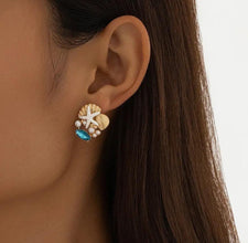 Ocean Touch Earings