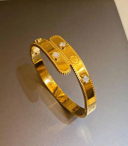 Double Band Golden Bracelet