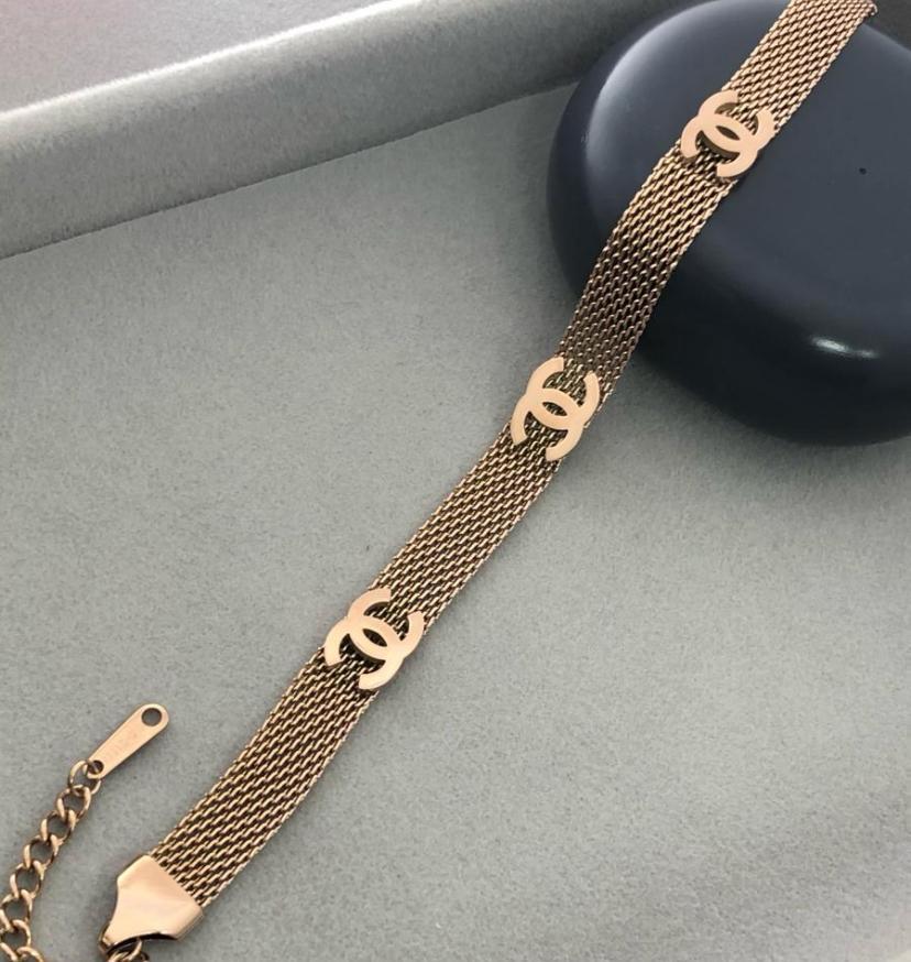 Golden Chain Strap Bracelet