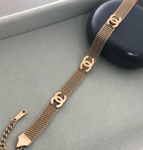 Golden Chain Strap Bracelet