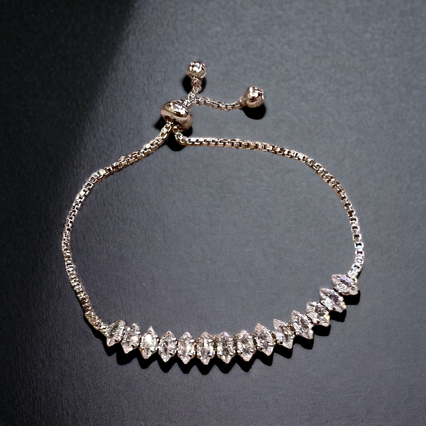 American Daimond silver Bracelet