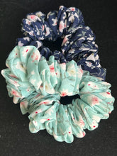 Set of 2 random mix shades floral Scrunchies